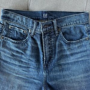 Gap High Rise Wide Leg Crop jeans - Dark Indigo